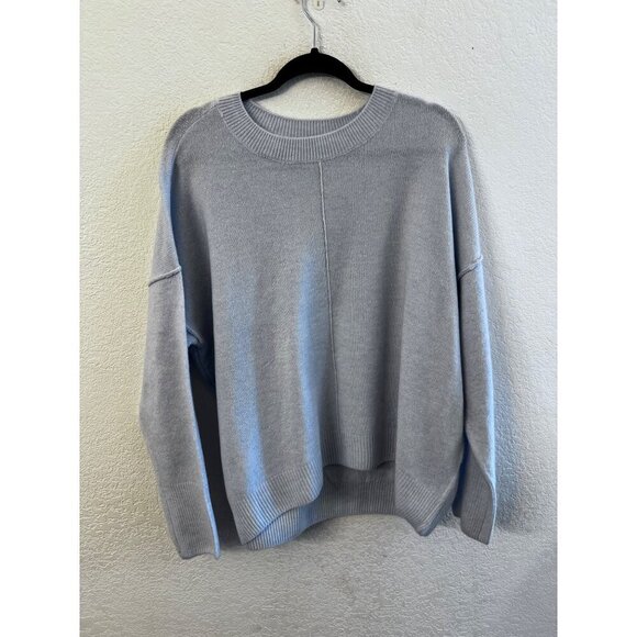 Vince Camuto oversized sky blue sweater women size large - Picture 2 of 7